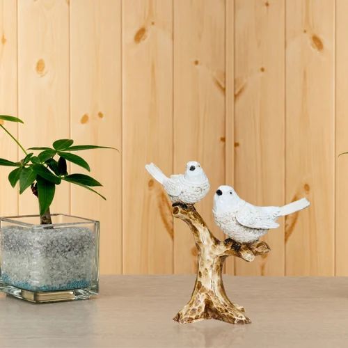 Resin Love Birds Statue