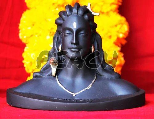 Black Aadiyogi Polyresin Statue