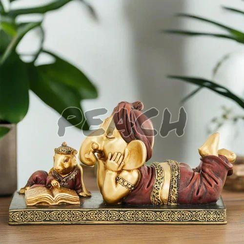 Book Ganesh Resin Statue