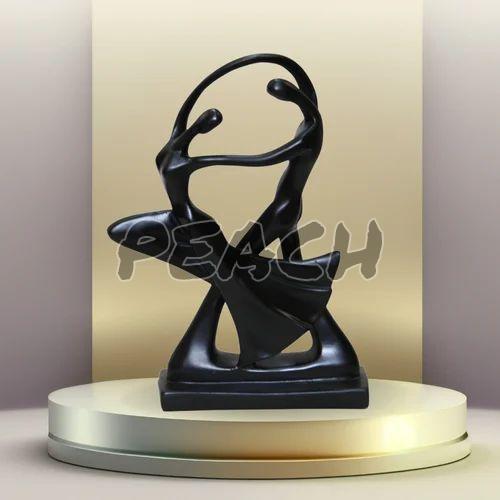 Complete Black Resin Couple Figurine