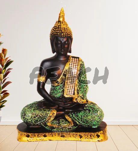 Multicolor Meditation Buddha Statue