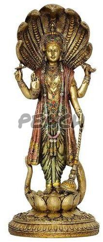 Polyresin God Vishnu Statue