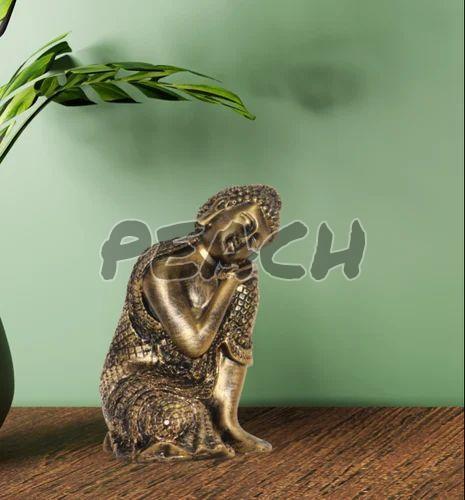 Polyresin Sitting Buddha Idol Statue