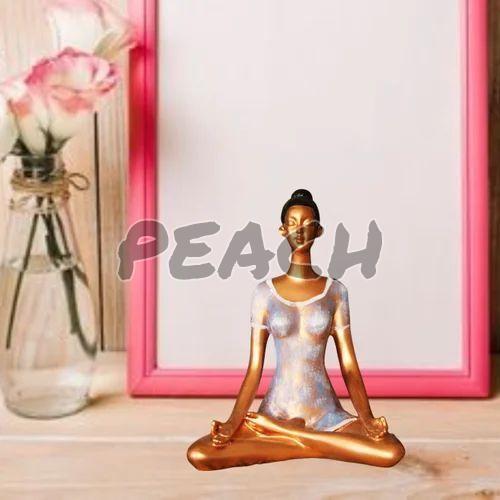 Polyresin Yoga Lady Statue