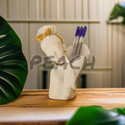 Resin Cute Girl Flower Pot