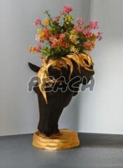 Resin Horse Flower Pot Sculpture