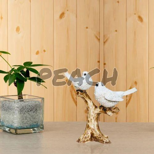 Resin Love Birds Statue