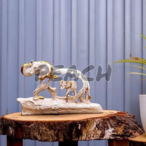 Resin White Elephant Statue