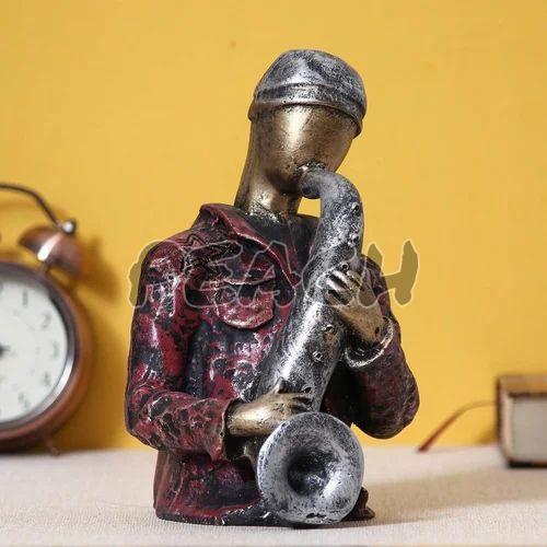 Trumpet Man Resin Statue