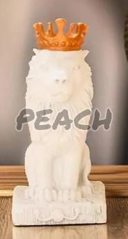 White Lion King Statue