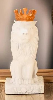 White Lion King Statue