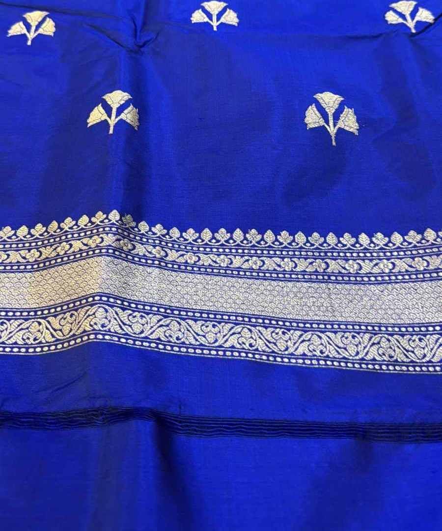 Resham Weaving Pure Kora Silk Suit