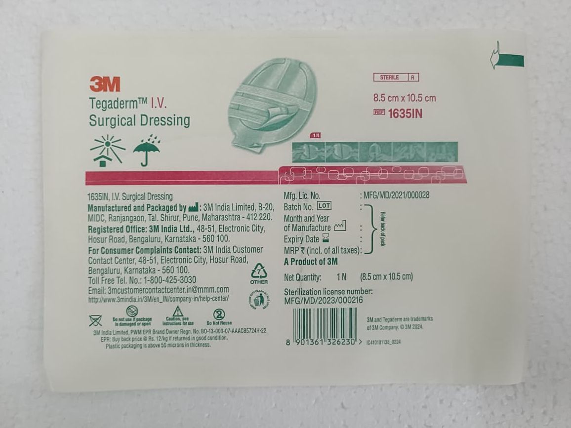 3M Tegaderm I.v. Surgical Dressing