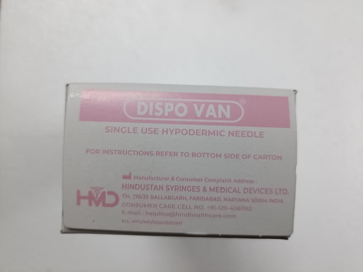 Dispovan Hypodermic Needle