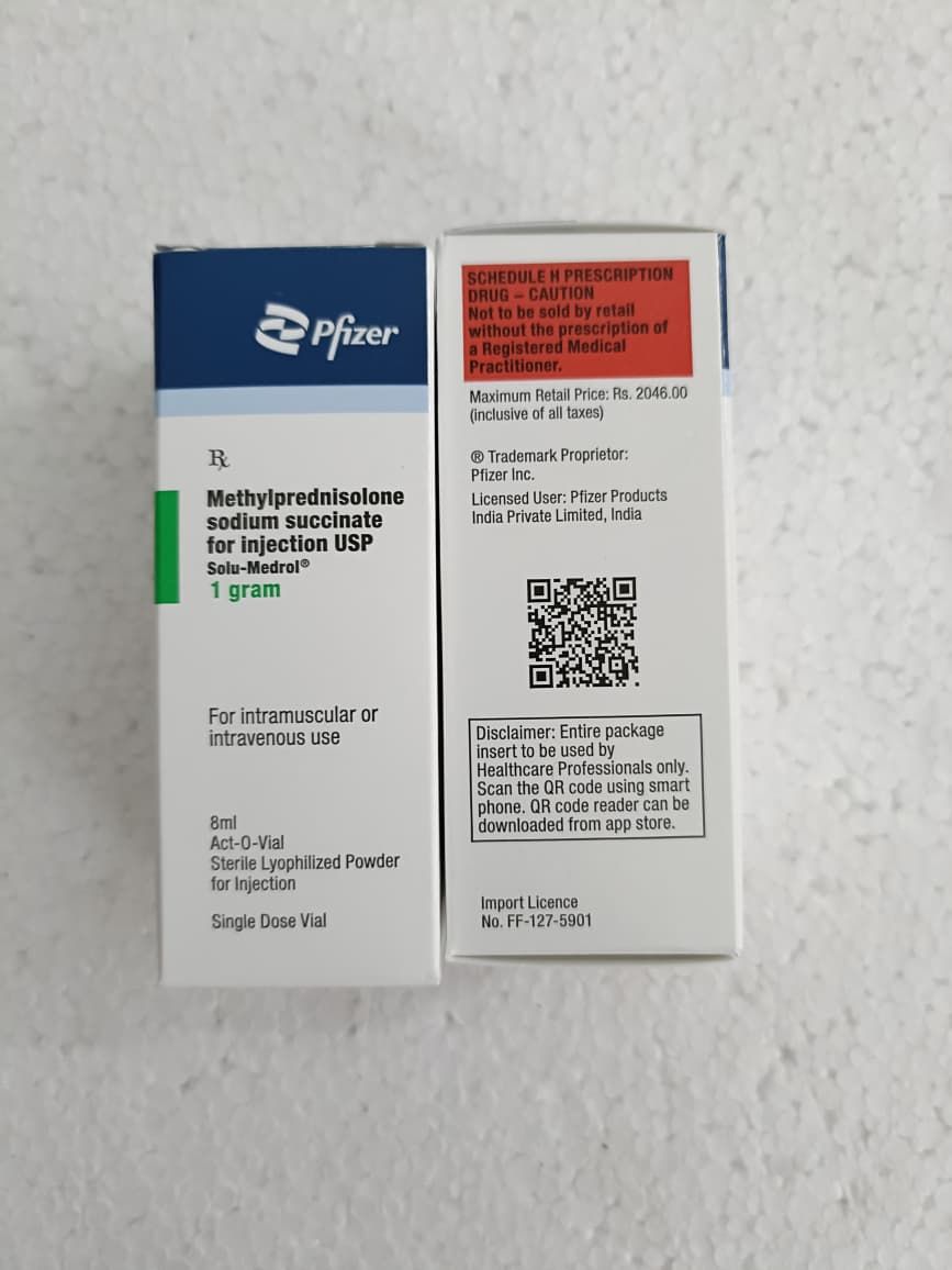 Pfizer Methylprednisolone Sodium Succinate Injection