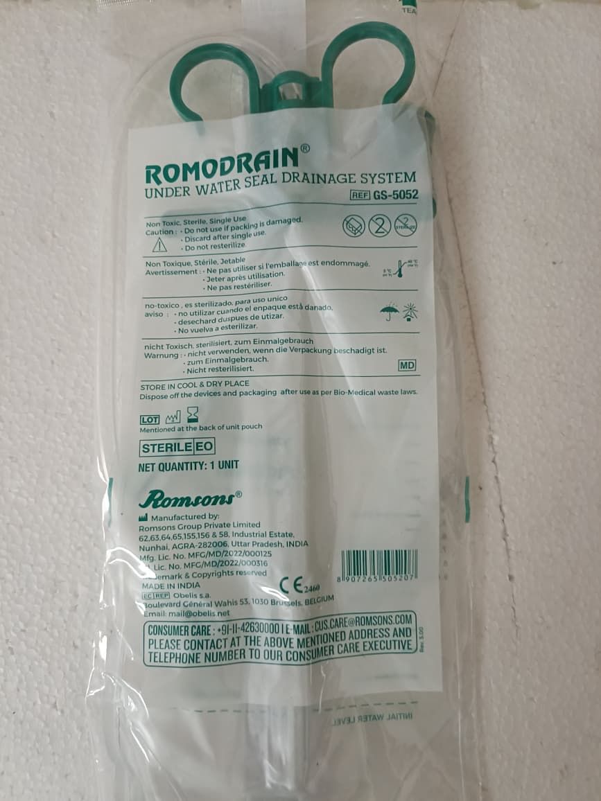 Romsons Romo Drain Under Water Seal Drainage System