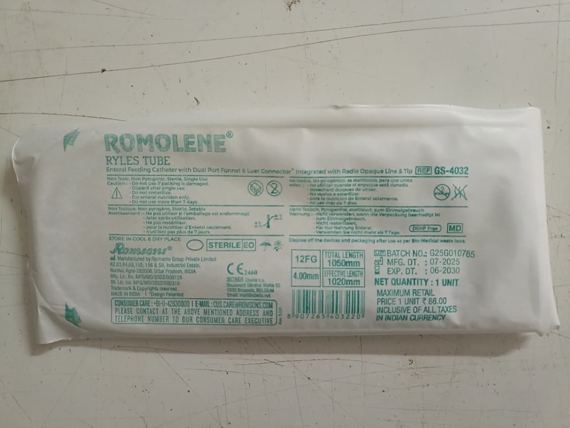 Romsons Romolene Ryles Tube