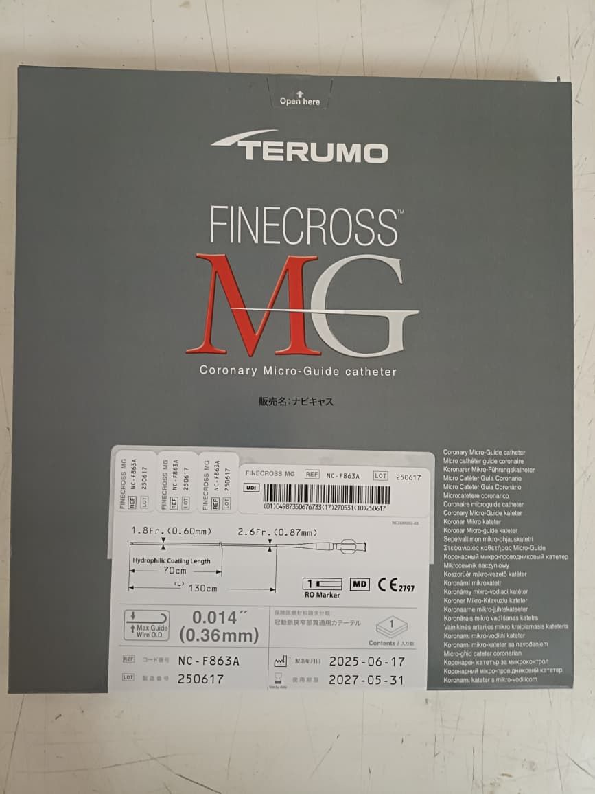 Terumo Finecross Mg Coronary Micro Guide Catheter