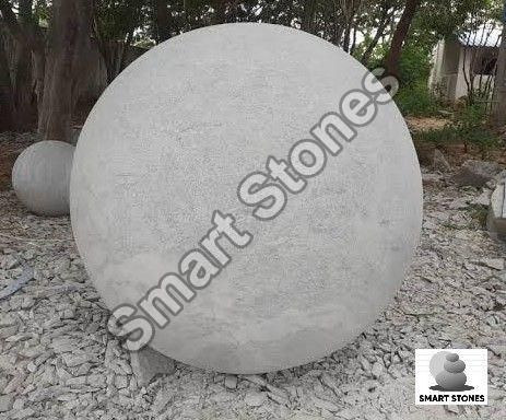 White Granite Stone Spheres