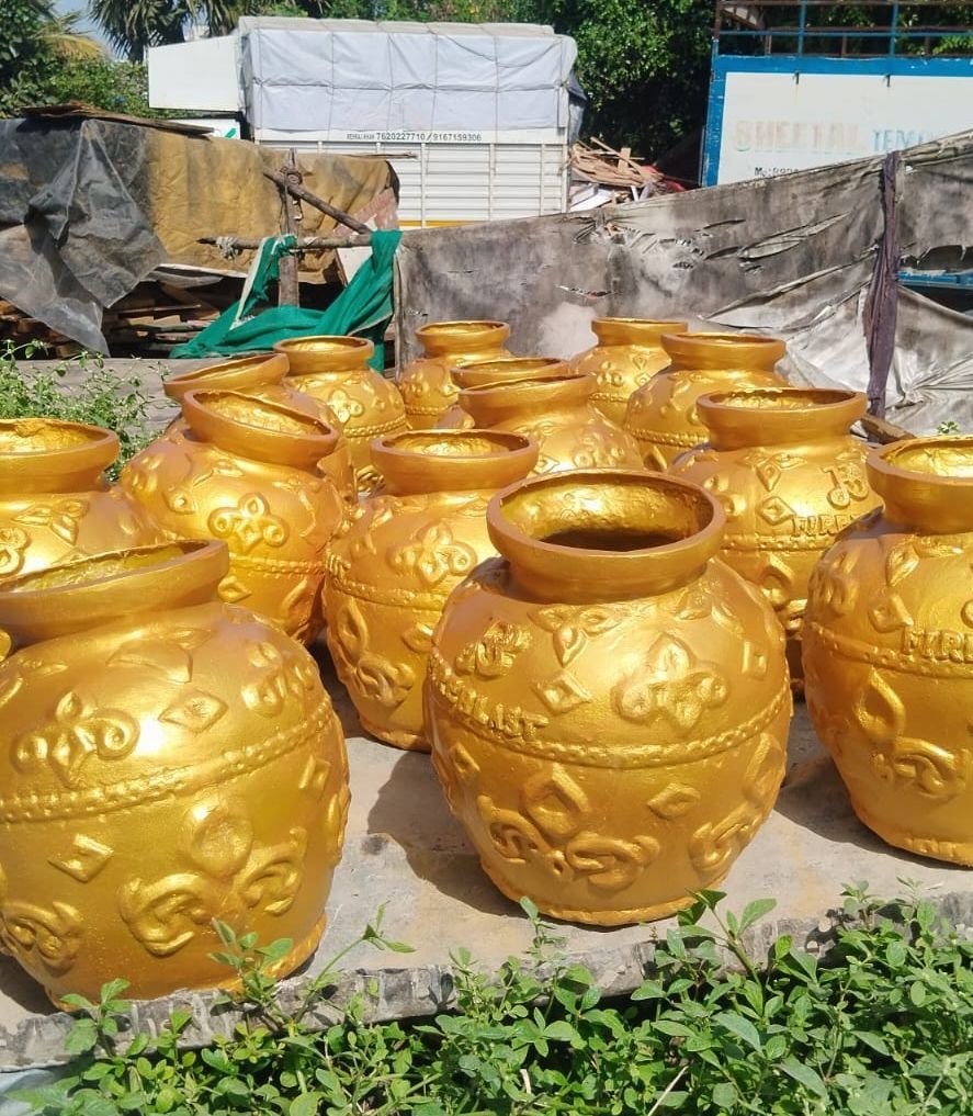 Fiber Flower Pot