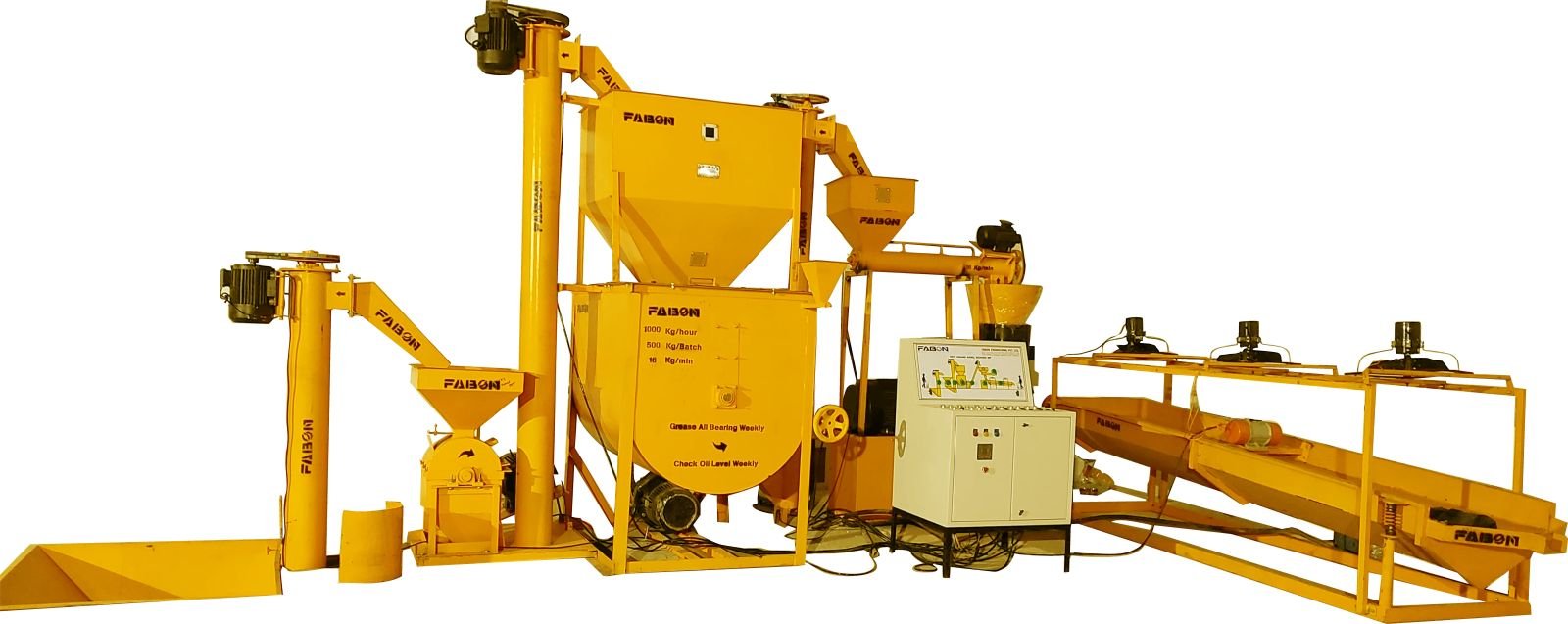 250 Kg/HR Automatic Cattle Feed Pellet Plant