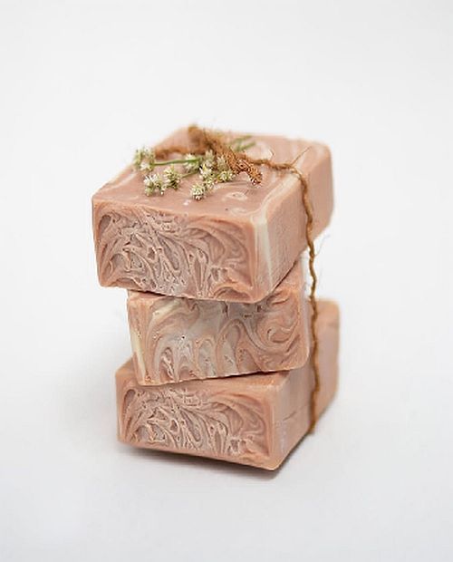 french rose clay shea butter soap
