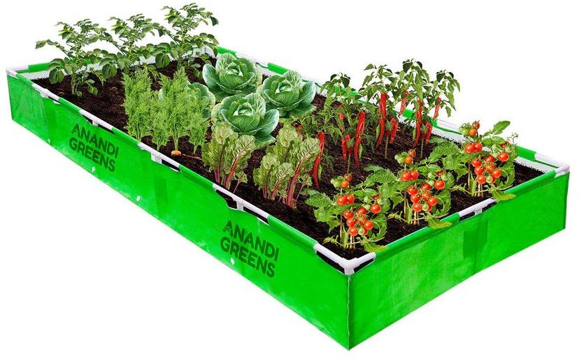 10x4x1 Feet HDPE Rectangular Grow Bag