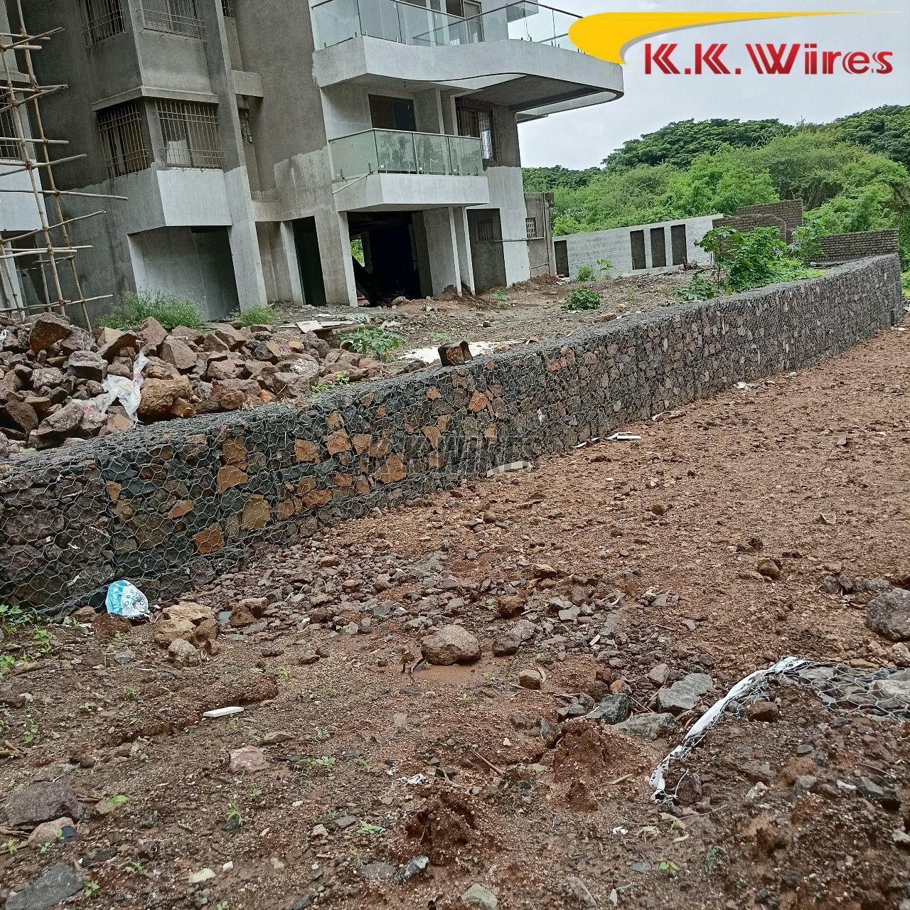 Gabion Building Plot Wall