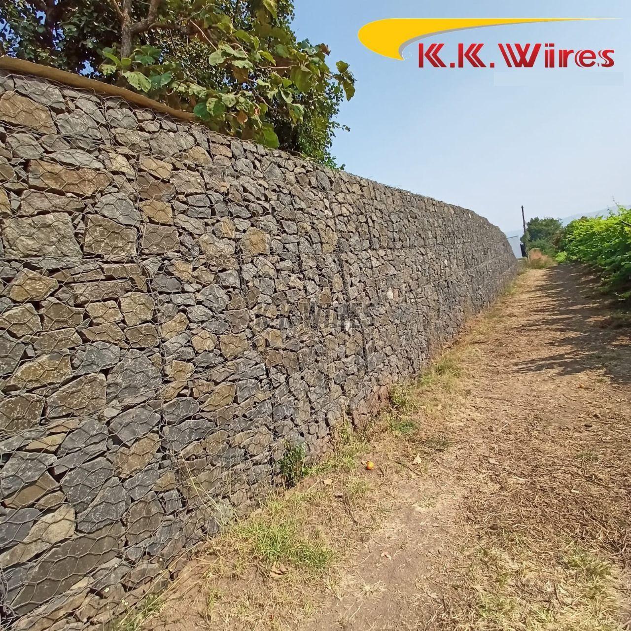 Gabion Farmhouse Plot Wall