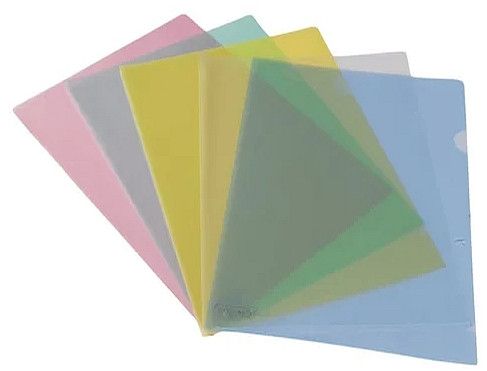 L-Shape Plastic File Folder