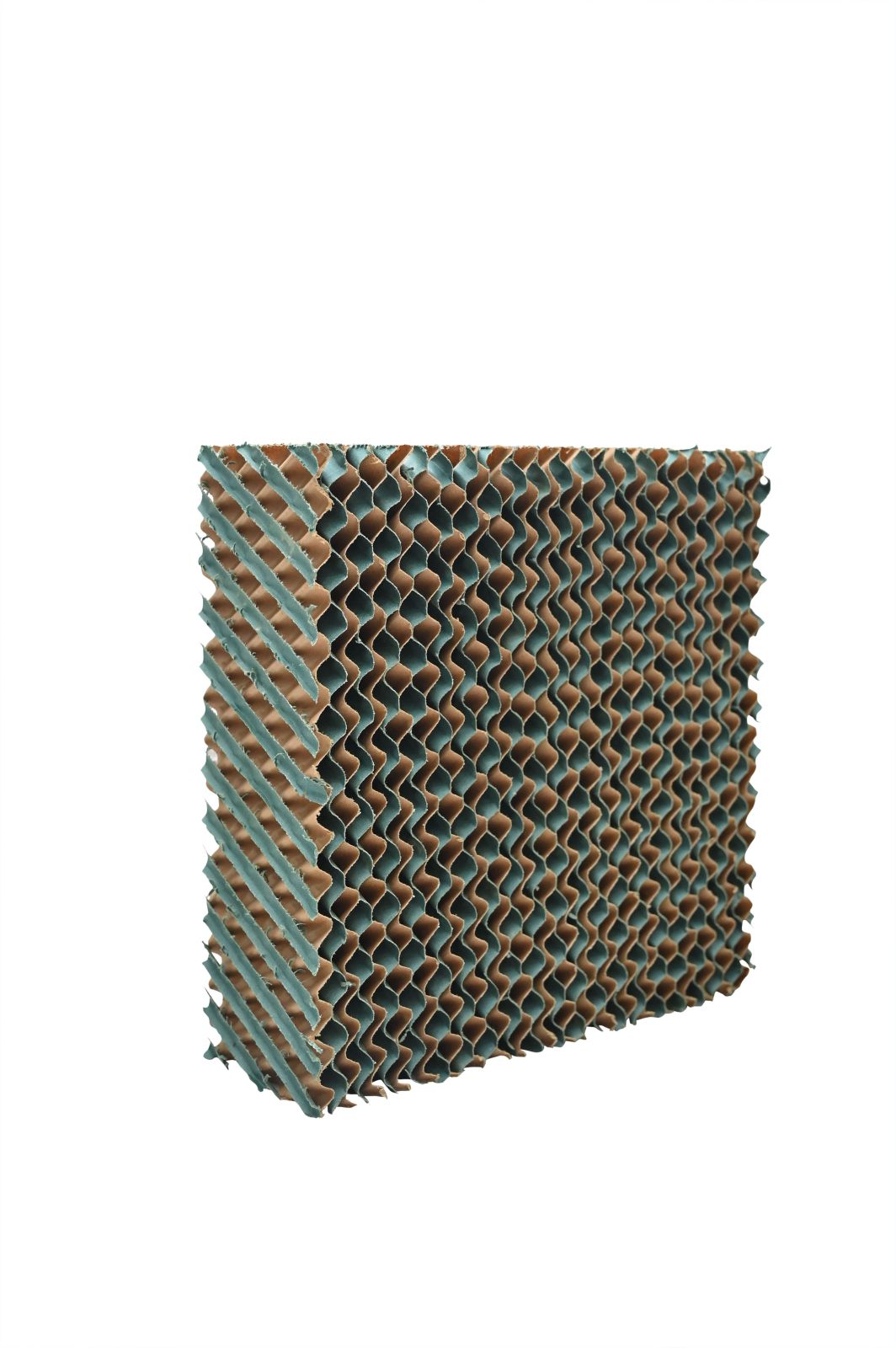 Green Brown Honeycomb Cooling Pad