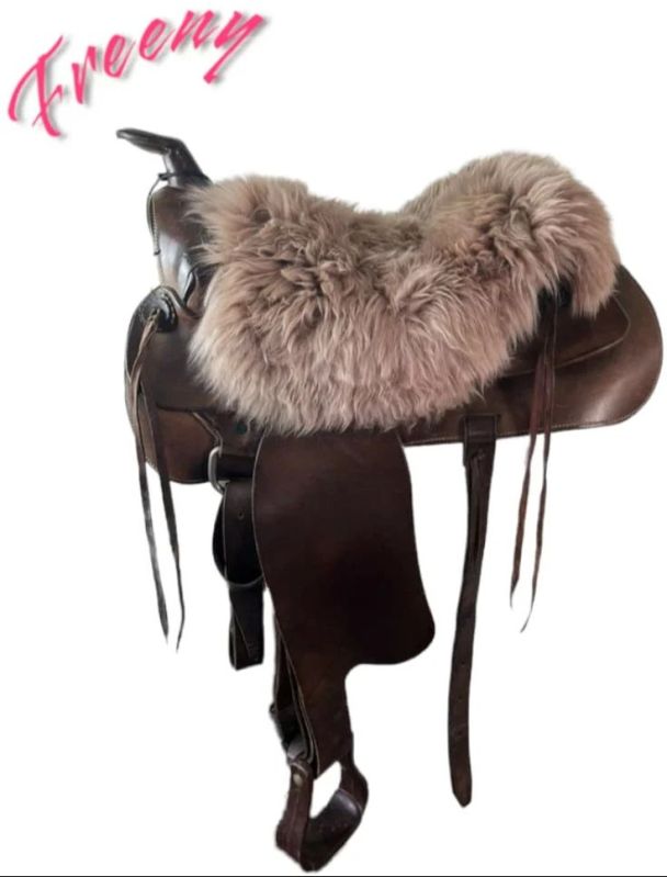 Leather Brown Fancy Horse Saddle