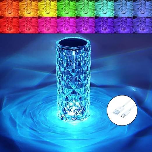 16 Color Changing Touch Control Night lamp for Bedroom, RGB Lights for Room with Remote Control