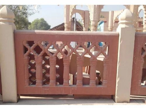 Pink Sandstone Railing