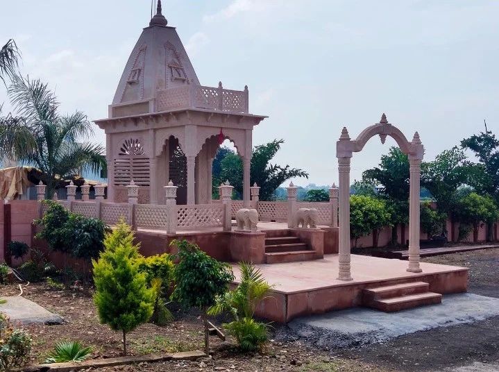 Sand Stone Temple with Gate