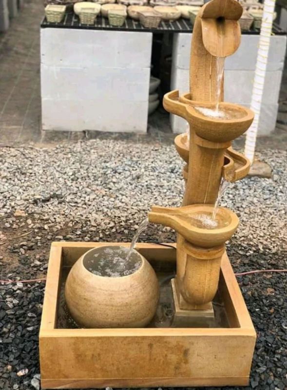 Sandstone Garden Water Fountain