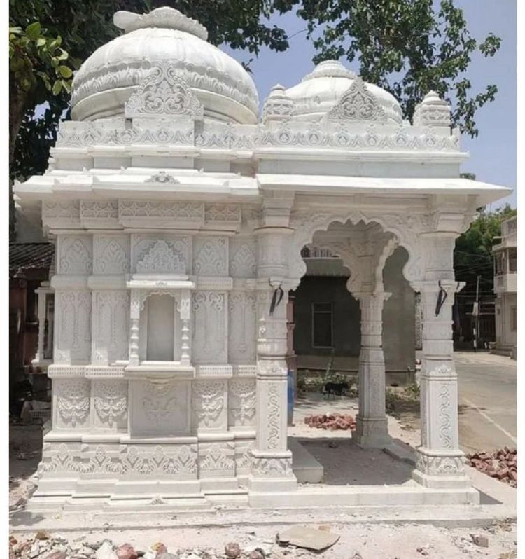 White Marble Standstone Temple