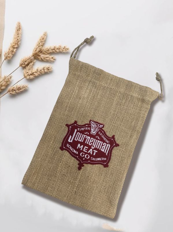 Jute Drawstring Bag