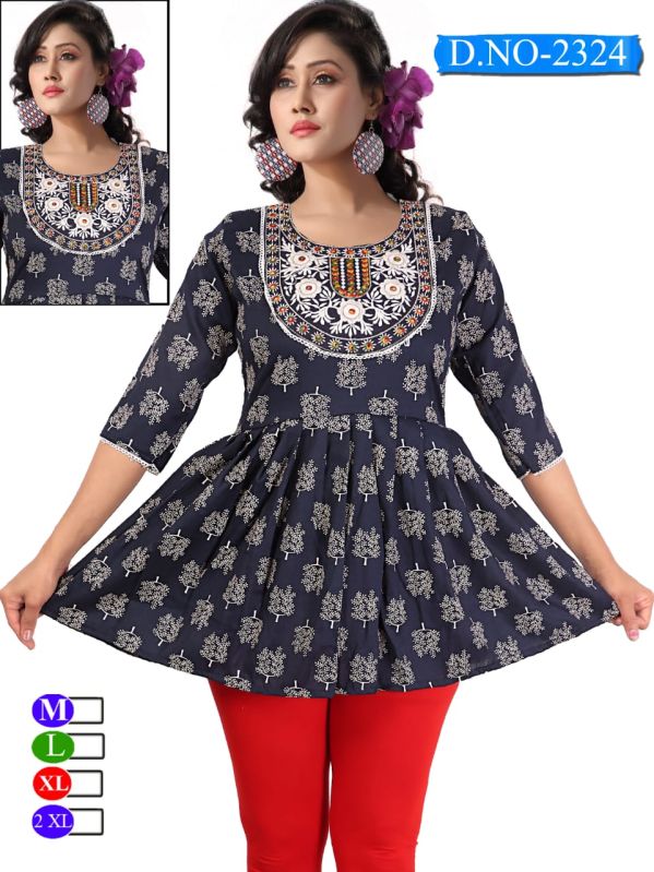 Ladies Fancy Frock Short Kurti