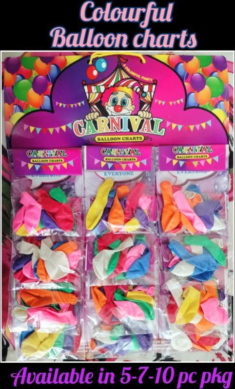 Multi Color Decorative Balloon