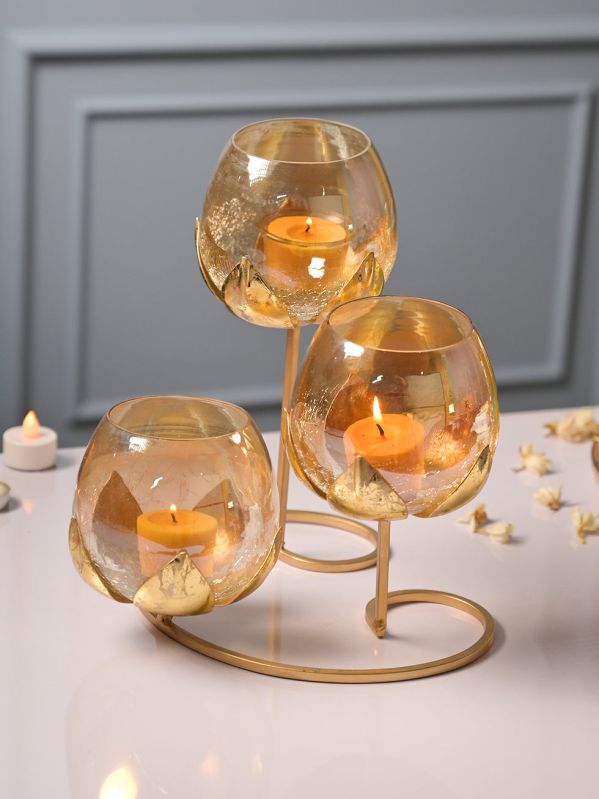 Three T Light Candle Holder