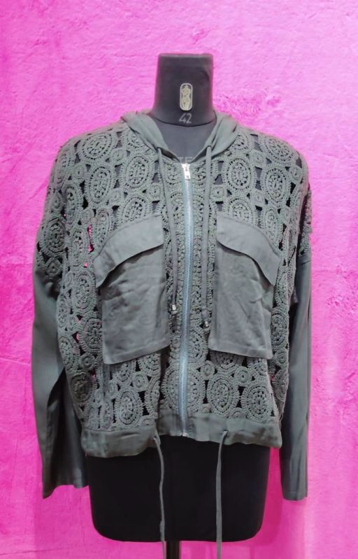 Ladies Casual Grey Stylish Jacket