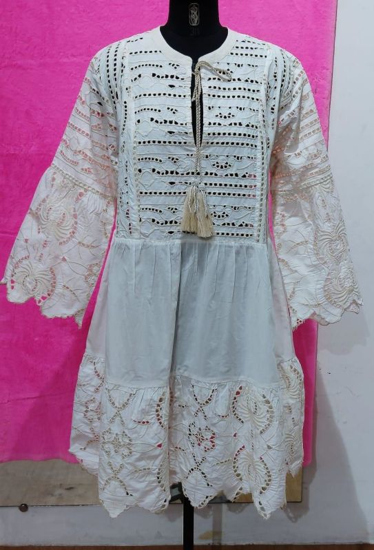 Ladies Cotton Woven Dress