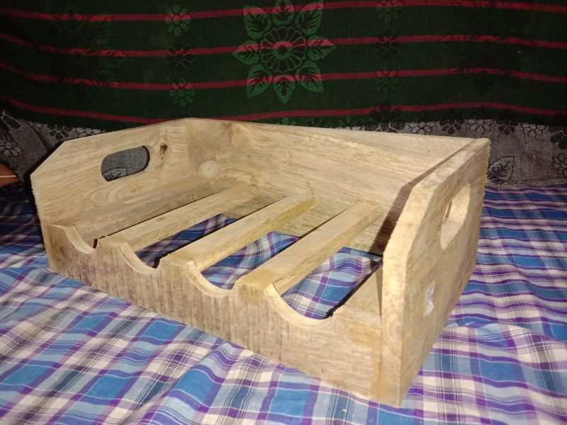 Wooden Bottle Holder