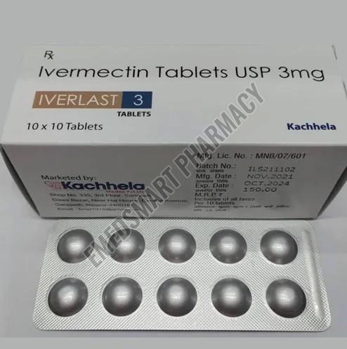 Iverlast Ivermectin 3mg Tablets