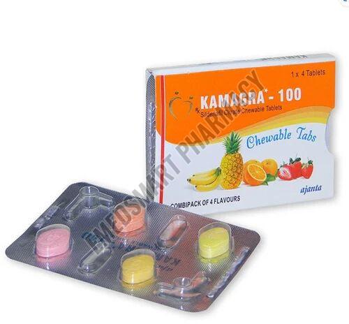 Kamagra Chewable 100 Mg Tablets