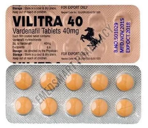 Vardenafil 40mg Tablets