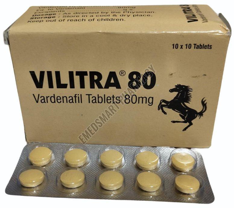 Vardenafil 80mg Tablets