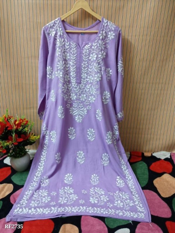 Handloom Mudal Chikankari Kurti