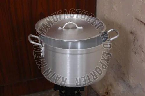 Silver Aluminium Cooking Pot